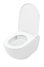 WC závěsné Sanivel Ultra Flush, rimless, keramické, bílé lesklé,  SANI018