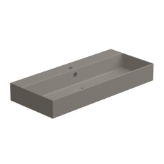 Umyvadlo Zenith BW 102 hranaté, keramické, cashmere  matné, 102x46 cm, ZELAVBW102030