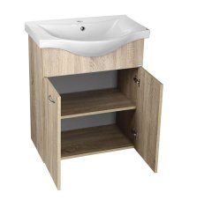 umyvadlová skříňka KERAMIA FRESH 60x74x33,7cm,dub platin