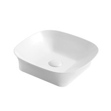 Umyvadlo na desku 400x400x105 mm, čtvercové, keramické, UC404011S1