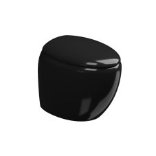 WC mísa stojící Touch, rimless , keramická, černá lekslá TOWC01SC002FI