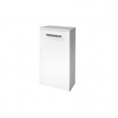 Koupelnová skříňka Leny nízká 68 cm, závěsná, bílá, levá CN812