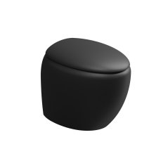 WC mísa stojící Touch, rimless , keramická, černá matnáTOWC01SC003FI