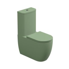 WC kombi Like, rimless, salvia matné, včetně sedátka, LKSETMBL031