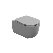 WC závěsné Hit, rimless, perla matný, zadní odpad, HIWCSO033FI