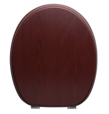 WC sedátko Glacera MDF 2077 mahagon softclose