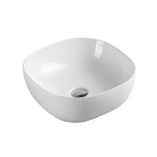 Umyvadlo na desku 410x410x150 mm, čtvercové, keramické, UC414115S