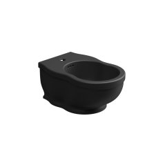 Bidet závěsný Time, keramický, černý matný, TIBISO003FI