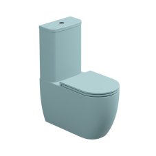 WC kombi Like, rimless, ice matné, včetně sedátka, LKSETMBL037