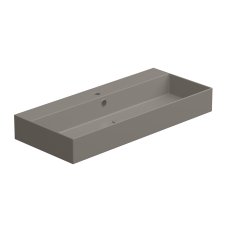 Umyvadlo Zenith BW 102 hranaté, keramické, cashmere matné, 102x46 cm, ZELAVBW102030