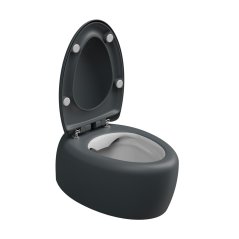 WC závěsné Touch, keramické, dvoubarevné, rimless,  TOWCSOSCBI000028FI