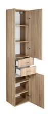 skříňka vysoká ZOJA/KERAMIA FRESH 51222 35x184x29cm, dub platin