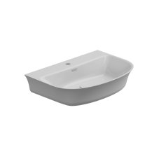 Umyvadlo Flut BW 65 keramické, dvoubarevné, 65x48 cm, FLLAVBW65BI000001