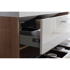 Koupelnová skříňka BINO s keramickým umyvadlem 81 cm, bílá CN661