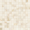 dlažba Anima futura golden white composizione F dekor 30x30 cm lesklá