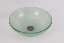 Skleněné umyvadlo na desku BREDA 42×13,5 cm Skleněné umyvadlo na desku BREDA 42×13,5 cm