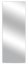 Radiátor INDIVI 57,6x180,6x9,6 cm se zrcadlem 1060 W bílý matný RADIND6016034L1