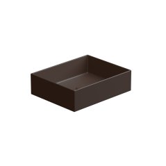 Umyvadlo na desku Zenith FS 50 keramické, cacao matné, 50x40 cm, ZELAVFS50035