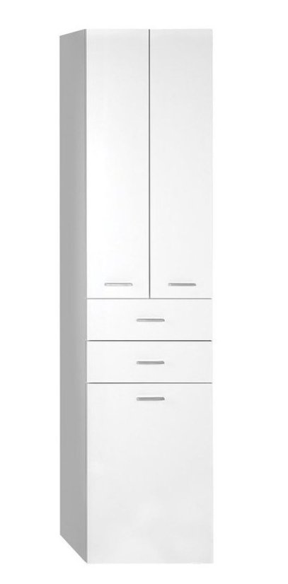 ZOJA/KERAMIA FRESH skříňka vysoká s košem 50x184x29cm, bílá