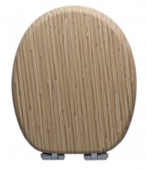 WC sedátko Glacera MDF bambus  2072 softclose