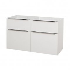Koupelnová skříňka Mailo 121 cm, bílá, CN513S