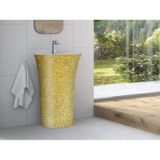Volně stojící umyvadlo ASSOS S-LINE GLAM - zlatá Volně stojící umyvadlo ASSOS S-LINE GLAM - zlatá