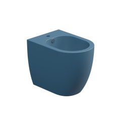 Bidet stojící Like, keramický, denim matný, s otvorem pro baterii, LKBI01027FI