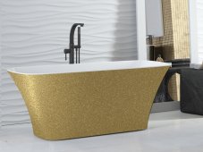 Volně stojící vana ASSOS S-LINE Glam - zlatá