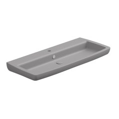 Umyvadlo Brio 105 keramické, fumo matné, 105x45 cm, BRLAV105038