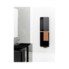 Radiátor INDIVI NEW 57,6x200,6x9,6 cm sklo černé 1157 W černý RADINDN602031L5