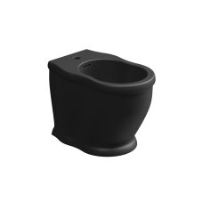 Bidet stojící Time, keramický, černý matný, s otvorem pro baterii, TIBI01003FI