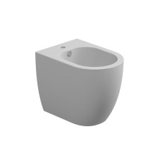 Bidet stojící Like, keramický, bílý matný, s otvorem pro baterii, LKBI01001FI