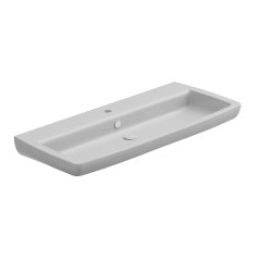 Umyvadlo Brio 105 keramické, bílé lesklé, 105x45 cm, BRLAV105000