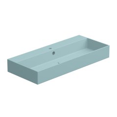 Umyvadlo Zenith BW 102 hranaté, keramické, ice matné, 102x46 cm, ZELAVBW102037