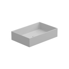 Umyvadlo na desku Zenith FS 60 keramické, bílé lesklé, 60x40 cm, ZELAVFS60000