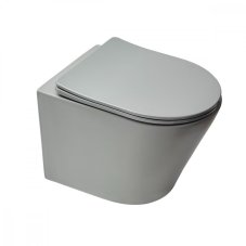 Wc závěsné SAT Infinitio šedá mat, zadní odpad, SATINF010RREXPLGRM