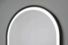 Zrcadlo s LED osvětlením ERFURT BLACK