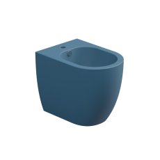 Bidet stojící Like, keramický, denim matný, s otvorem pro baterii, LKBI01027FI