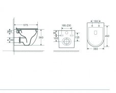 Závěsné WC ARCO II. RIMLESS se SLIM sedátkem Soft-close Závěsné WC ARCO II. RIMLESS se SLIM sedátkem Soft-close
