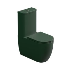 WC kombi Like, rimless, smeraldo matné, včetně sedátka, LKSETMBL036
