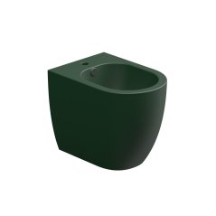 Bidet stojící Like, keramický, smeraldo  matný, s otvorem pro baterii, LKBI01036FI
