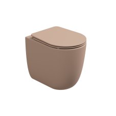 WC mísa stojící Hit, rimless, keramická, cipria matná, HIWC01032FI