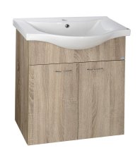 KERAMIA FRESH umyvadlová skříňka 60,60x74x33,7cm,dub platin