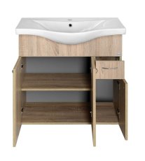umyvadlová skříňka KERAMIA FRESH 50083 74,5x74x34,7cm,dub platin