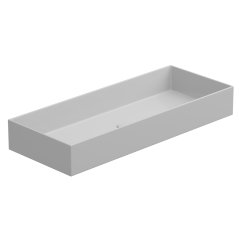 Umyvadlo na desku Zenith FS 100 keramické, bílé lesklé, 100x40 cm, ZELAVFS100000