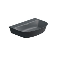 Umyvadlo Flut BW 65 keramické, ebano matné, 65x48 cm, FLLAVBW65028