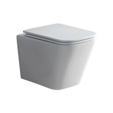 WC závěsné kapotované, rimless, keramické, vč. sedátka, VSD83S