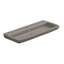 Umyvadlo Brio 105 keramické, cashmere matné, 105x45 cm, BRLAV105030