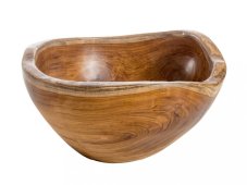 Umyvadlo na desku Sarong Basin, teakové, oválné, CP950/SA