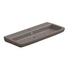 Umyvadlo Brio 105 keramické, tortora matné, 105x45 cm, BRLAV105029